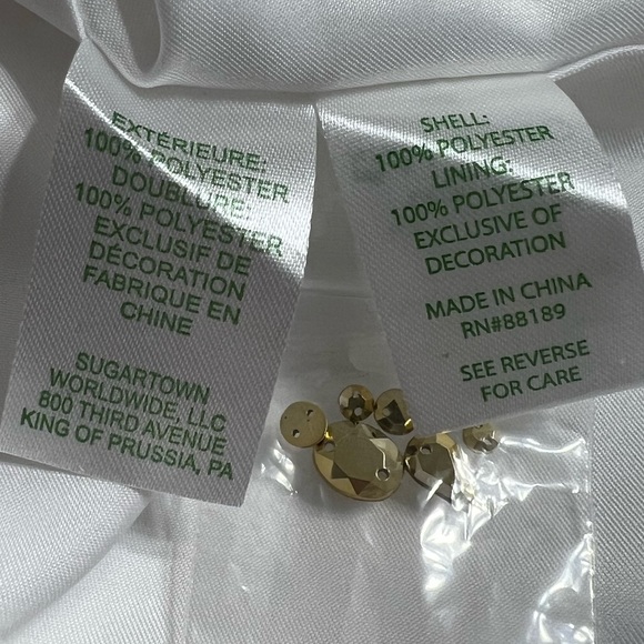 Lilly Pulitzer Brandi Shift Resort White Foil Printed Polka Dot Size 6 - Picture 9 of 9